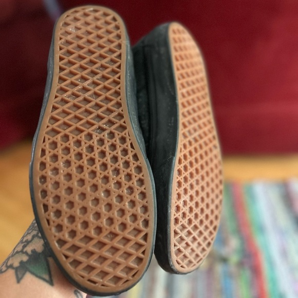 Vans Black Suede High-Top Sneakers men’s 7 women’s 8.5 - Picture 14 of 16